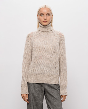 Ermanno Scervino Life Бежевый свитер с шерстью альпаки D494M502IJT