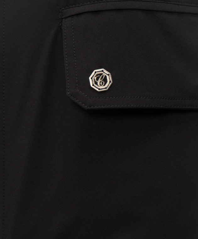 Castangia dal 1850 Чорна куртка HPMOD1SS26 зображення 5