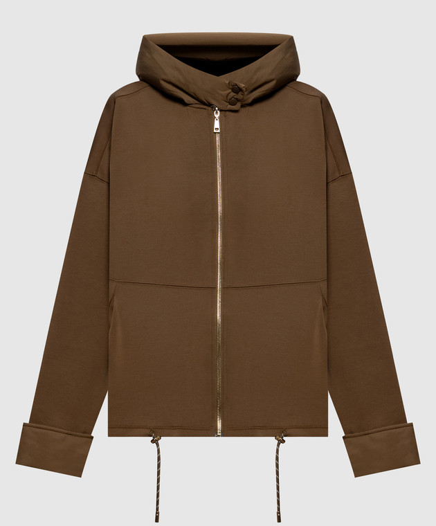 Twinset Коричневая спортивная куртка 262LI2LAA