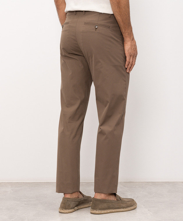Canali Коричневі штани AV05971U91659 зображення 4