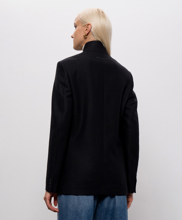 Maison Margiela MM6 Чорний жакет з вовною S52BN0153M36003 зображення 4