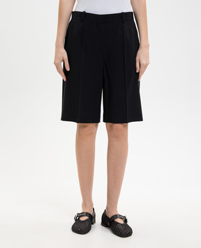 Toteme Чорні бермуди з вовною 262WRB0455FB0475