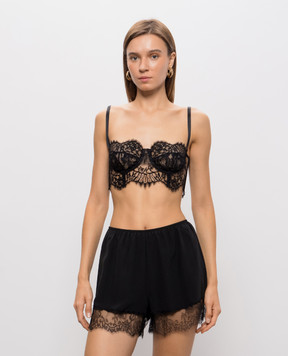 Dolce&Gabbana Черный топ из кружева O7B48TON03J