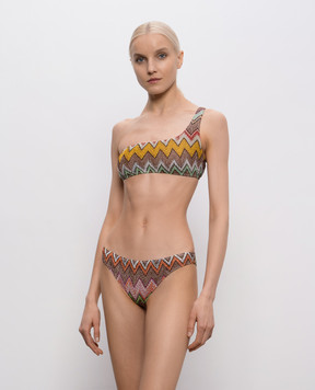 Missoni Купальник на одне плече у візерунок MC23SP02BR014K