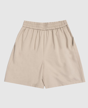 Brunello Cucinelli Детские бежевые шорты BL946E659C