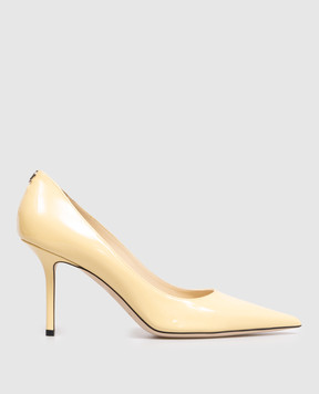 Jimmy Choo Жовті шкіряні лаковані туфлі Love LOVE85PWJ