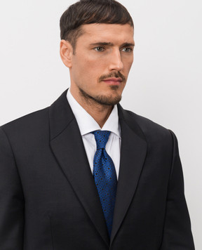 Stefano Ricci Краватка із шовку в брендовий візерунок CCX58029