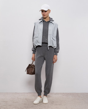 Babe Pay Pls Серый спортивный костюм из кашемира MD9891312341R