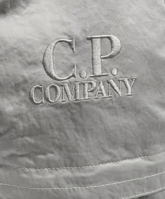 C.P. Company Дитяча сіра сумка-слінг з вишивкою логотипа CUX00XL3C06 зображення 4
