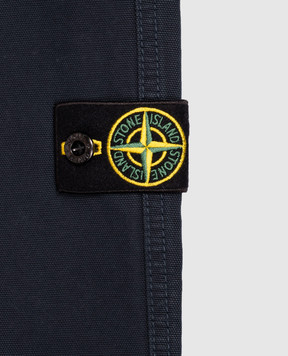 Stone Island Дитячі сині штани з патчем логотипа L2S163100002S010414