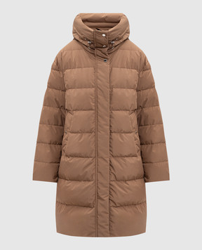 MooRER Коричневий пуховик MIRNA MIRNASTP