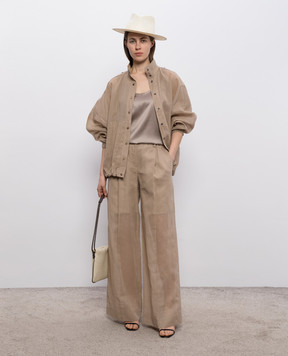 Brunello Cucinelli Бежевая куртка M0F91SO606