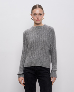 Allude Сірий светр з кашеміру та шовку 25578000