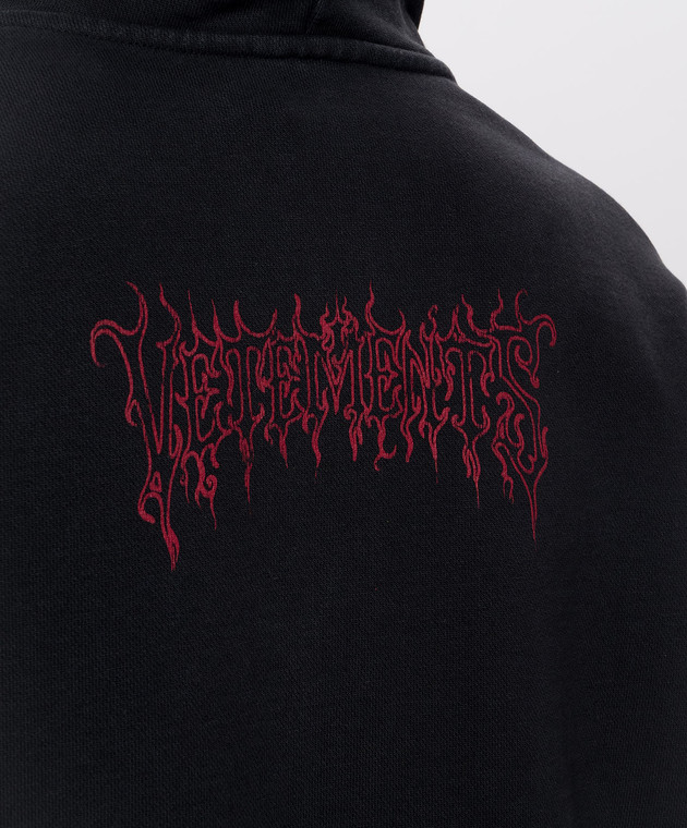 Vetements Черная спортивная куртка COF JESUS MH27ZU208Bw изображение 5