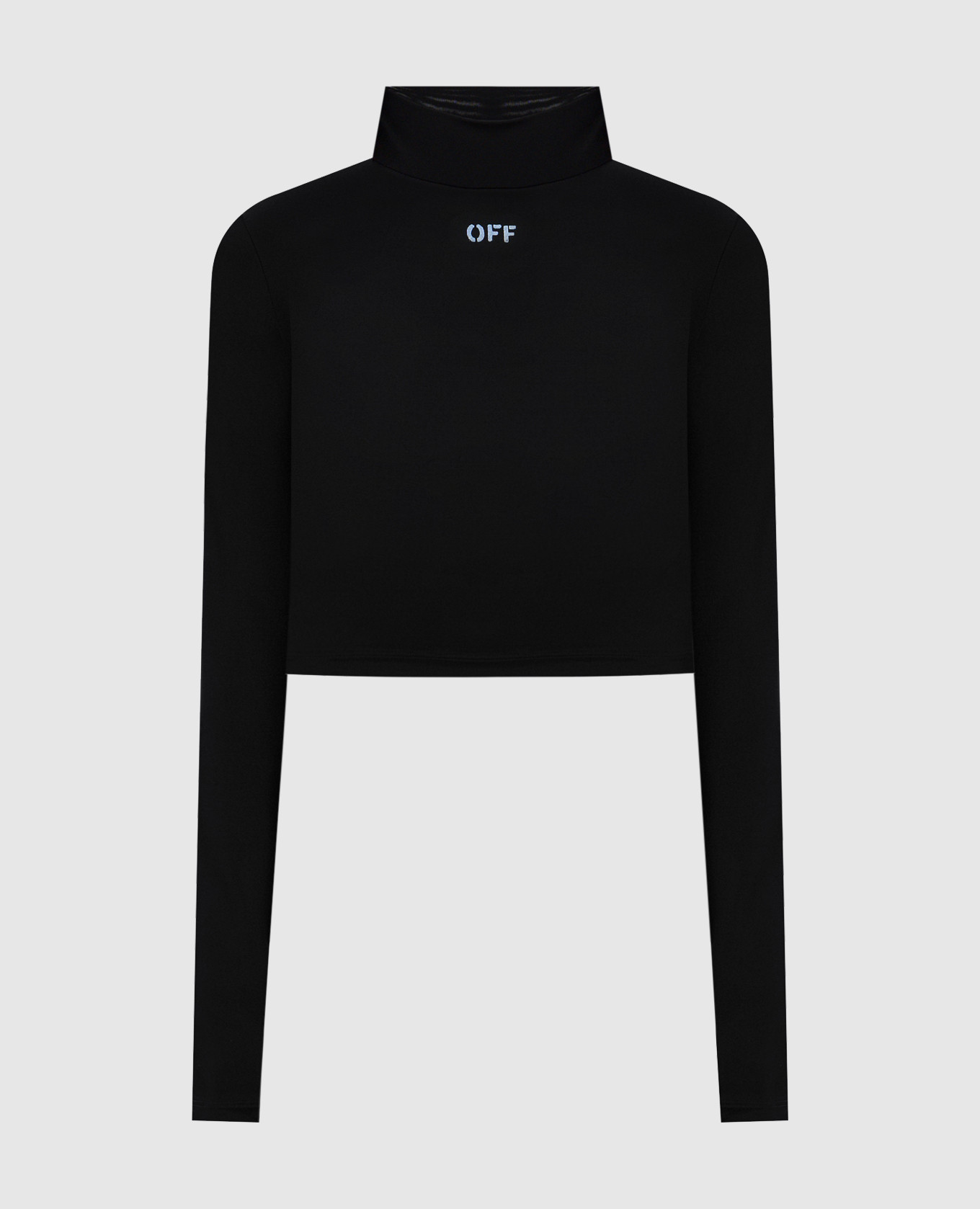 

Черный укороченный топ OFF Jer, Топы