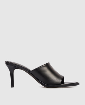 Ann Demeulemeester Черные кожаные мюли Ziya B0013905LT187