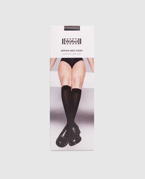 Wolford Черные гольфы с шерстью 31310