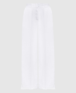 Peserico Білі штани з льону M04393T001617