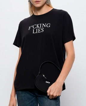 Off-White Детская черная сумка с принтом логотипа OFF OWGNN01F26FB01