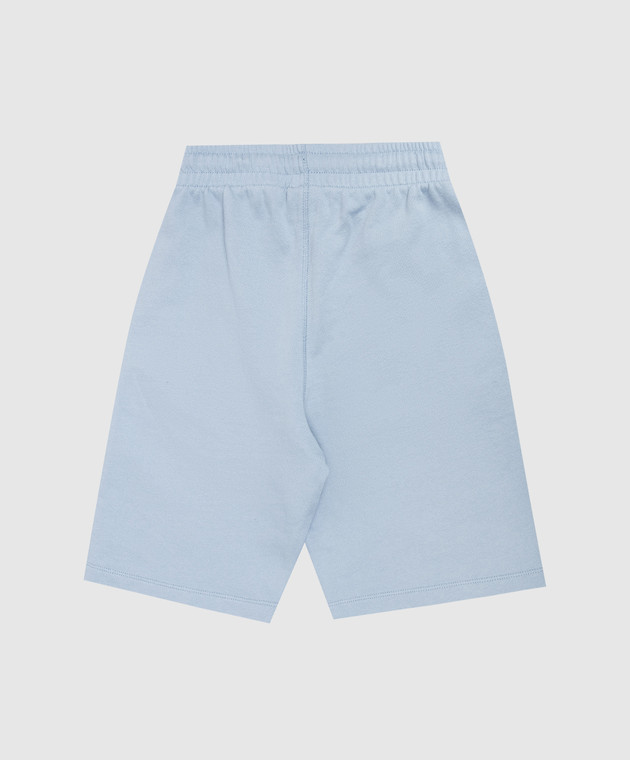 Off-White Дитячі блакитні шорти з принтом логотипа Off 44BCI001S26F004 зображення 2