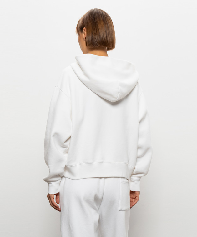 Sporty & Rich Белая спортивная куртка LA Serif ST094714669WH01 изображение 4