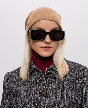 Dolce&Gabbana Коричневая шапка из шерсти FXQ28TJDVNK