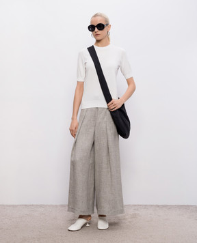 Intoca Біла футболка з манжетами 261SUVINPO0403