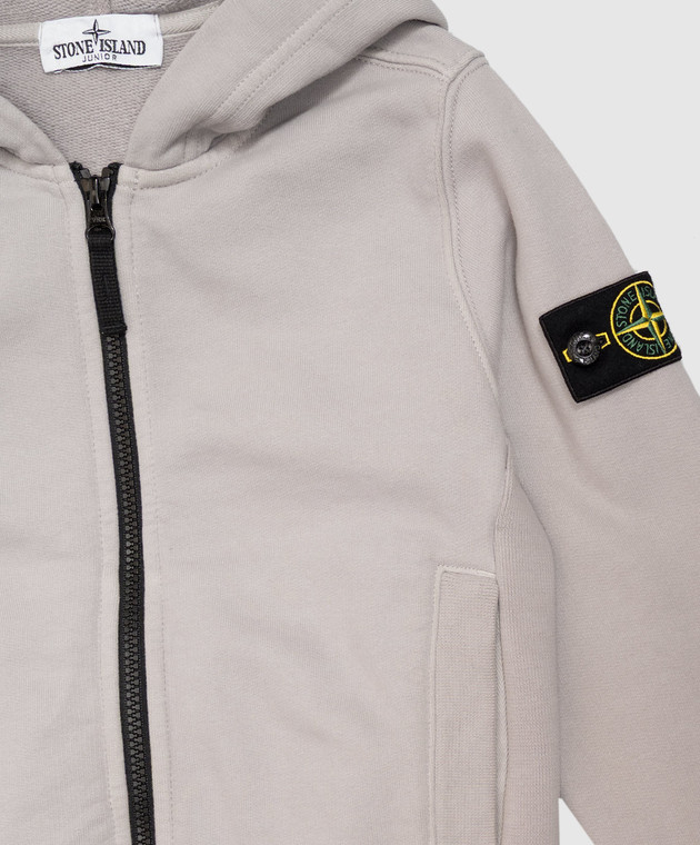 Stone Island Детская серая спортивная куртка L2S166100006S0A2024 изображение 3