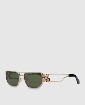 Off-White Золотые солнцезащитные очки Allen OW1027765560