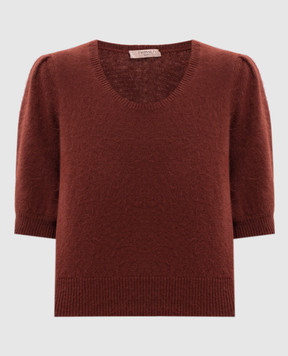 Twinset Терракотовый джемпер с шерстью 262TP3260