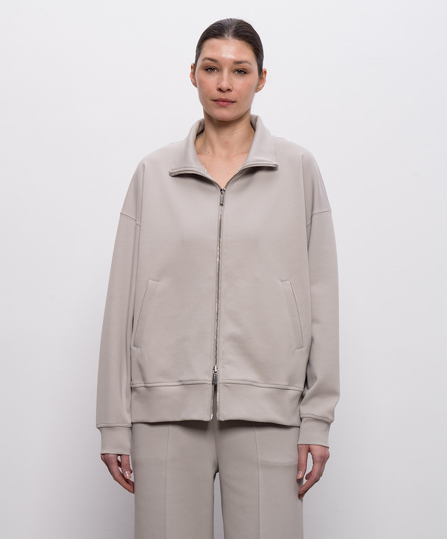 MooRER Серая спортивная куртка WALDAS WALDASIT изображение 3