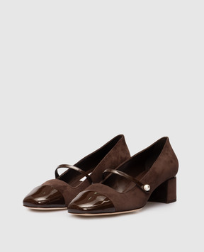 Jimmy Choo Коричневі замшеві туфлі ELISA ELISA45PAS