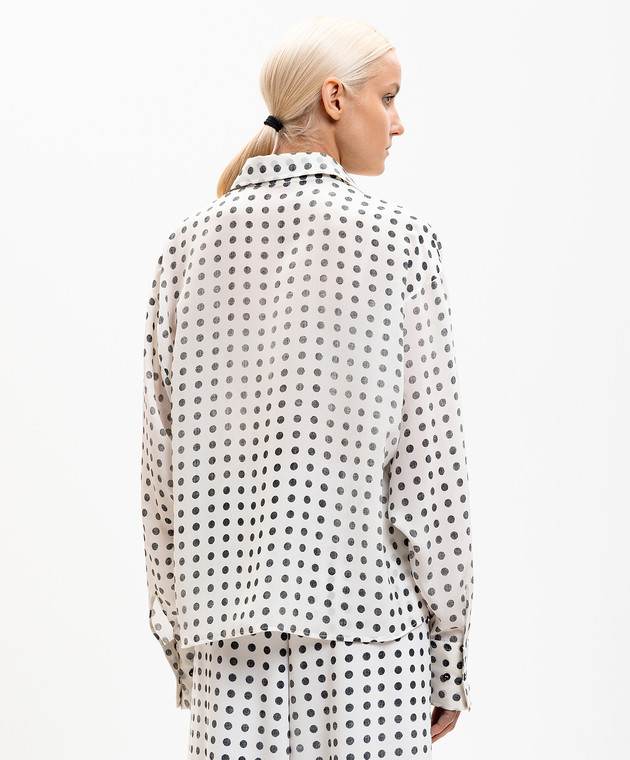 Ermanno Scervino Блуза із шовку в горох D482K751XSQ зображення 4