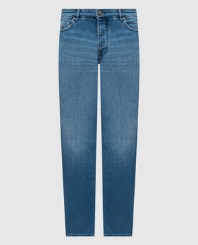 MooRER Сині джинси PAVEL з ефектом потертості PAVEL919VINTAGE