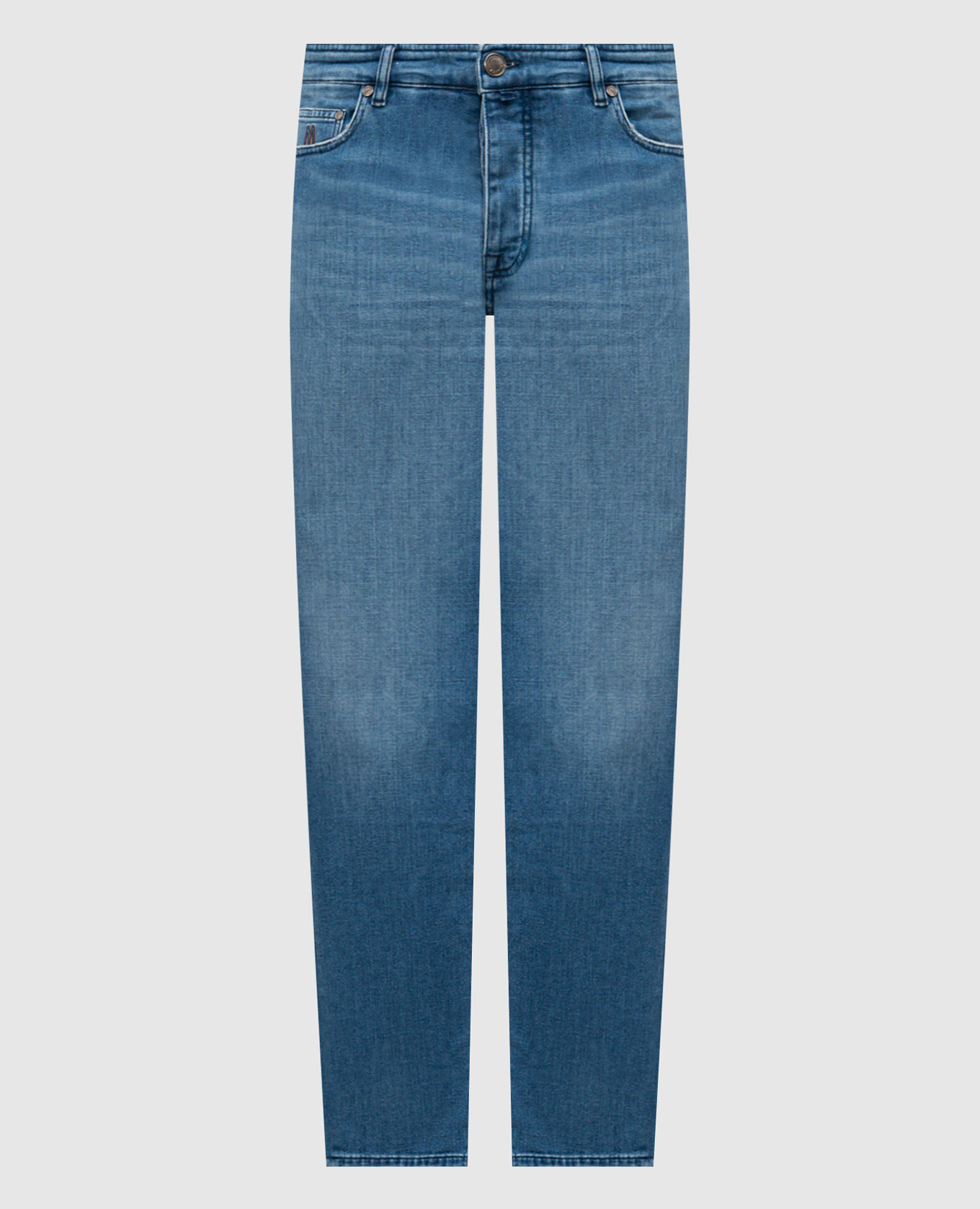 

Синие джинсы PAVEL с эффектом потертости, Синий, Зауженные джинсы