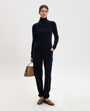 Loro Piana Синий свитер Parksville с кашемиром FAM9052sh