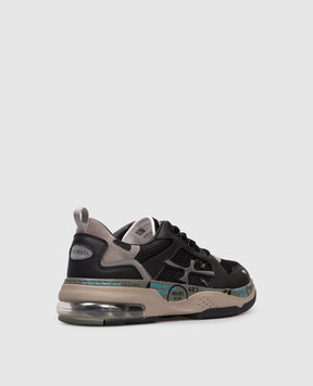 Premiata Черные комбинированные кроссовки DRAKE DRAKE