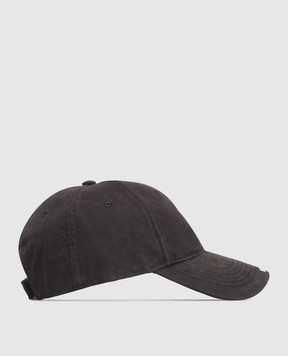 Vetements Черная кепка с вышивкой логотипа UE76CA324Bm