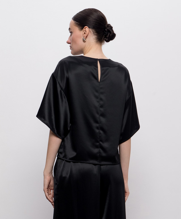 Simkhai Черная блуза Alina 4262086AL изображение 4