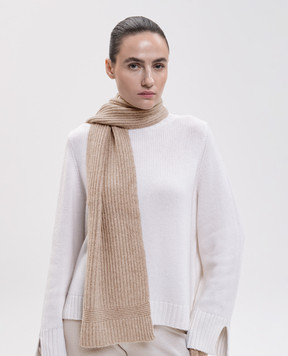 Allude Бежевий шарф з кашеміру 26511247