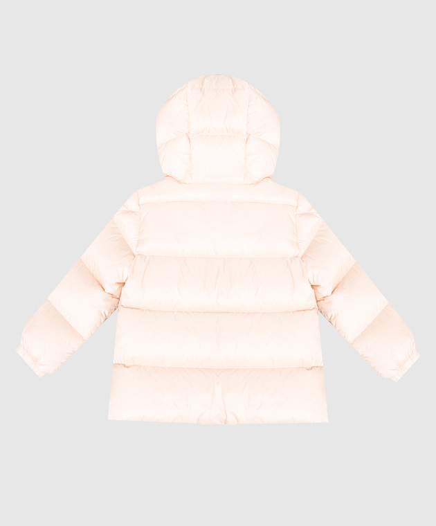 Moncler ENFANT Дитяча пухова куртка кольору айворі Sharon L29511A00022597YF зображення 2