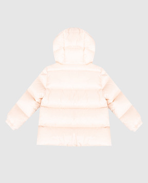 Moncler ENFANT Детская пуховая куртка цвета айвори Sharon L29511A00022597YF