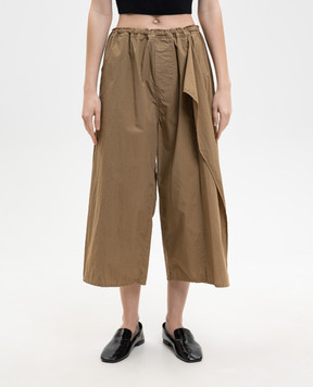 Y`S Yamamoto Коричневі кюлоти YKP14016