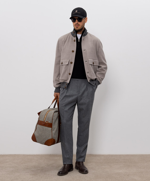 Brunello Cucinelli Джемпер черного цвета из кашемира M2200124 изображение 2