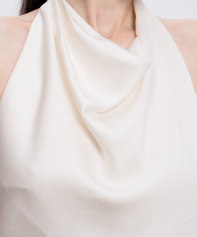 Simkhai Платье Reanna с открытой спиной цвета айвори 2261125Q изображение 5