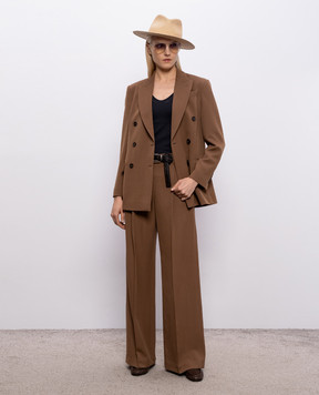 Brunello Cucinelli Темно-серая майка с цепочкой мониль MPTC8BJ312