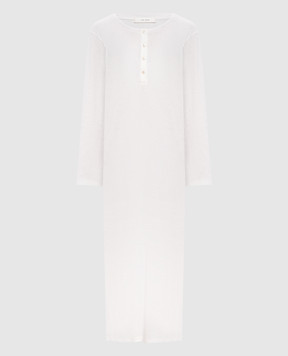 The Row Белое платье миди Latoya 10860K732