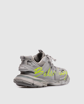 Balenciaga Сірі кросівки Track Signature 542023WTRHW