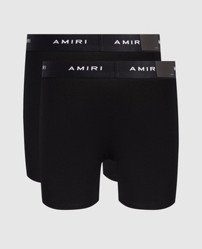 AMIRI Набор черных трусов-боксеров с логотипом AMUWBF1001