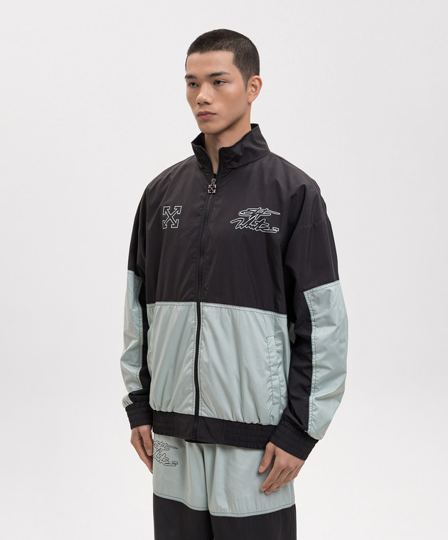 Off-White Вітровка з принтом логотипа 44MBD05LS26F001 зображення 3
